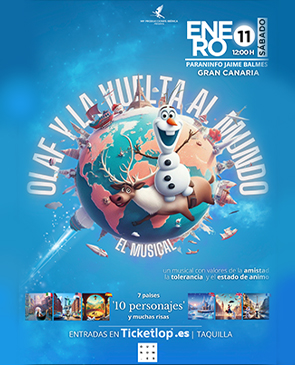 Olaf y la vuelta al mundo, El musical en Gran Canaria