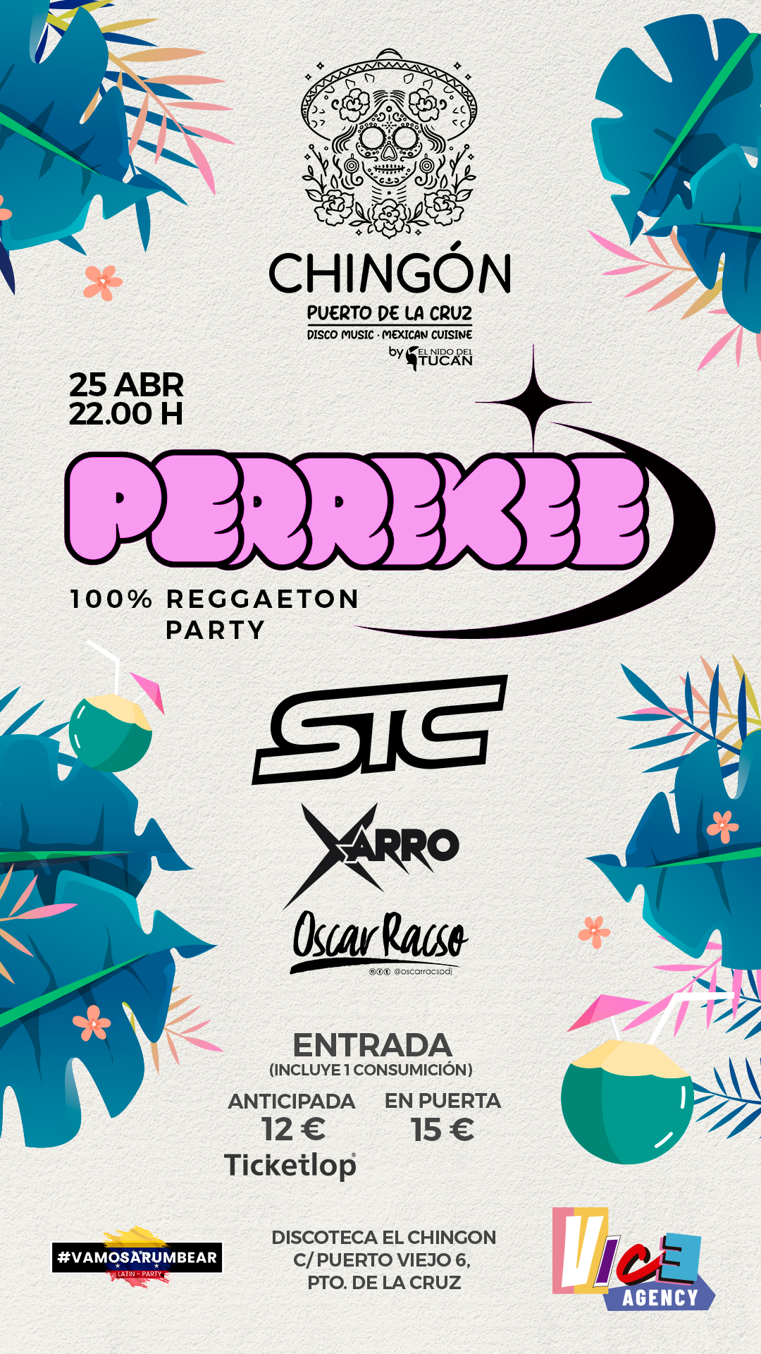 Perrekee Reggeatón Party en Tenerife