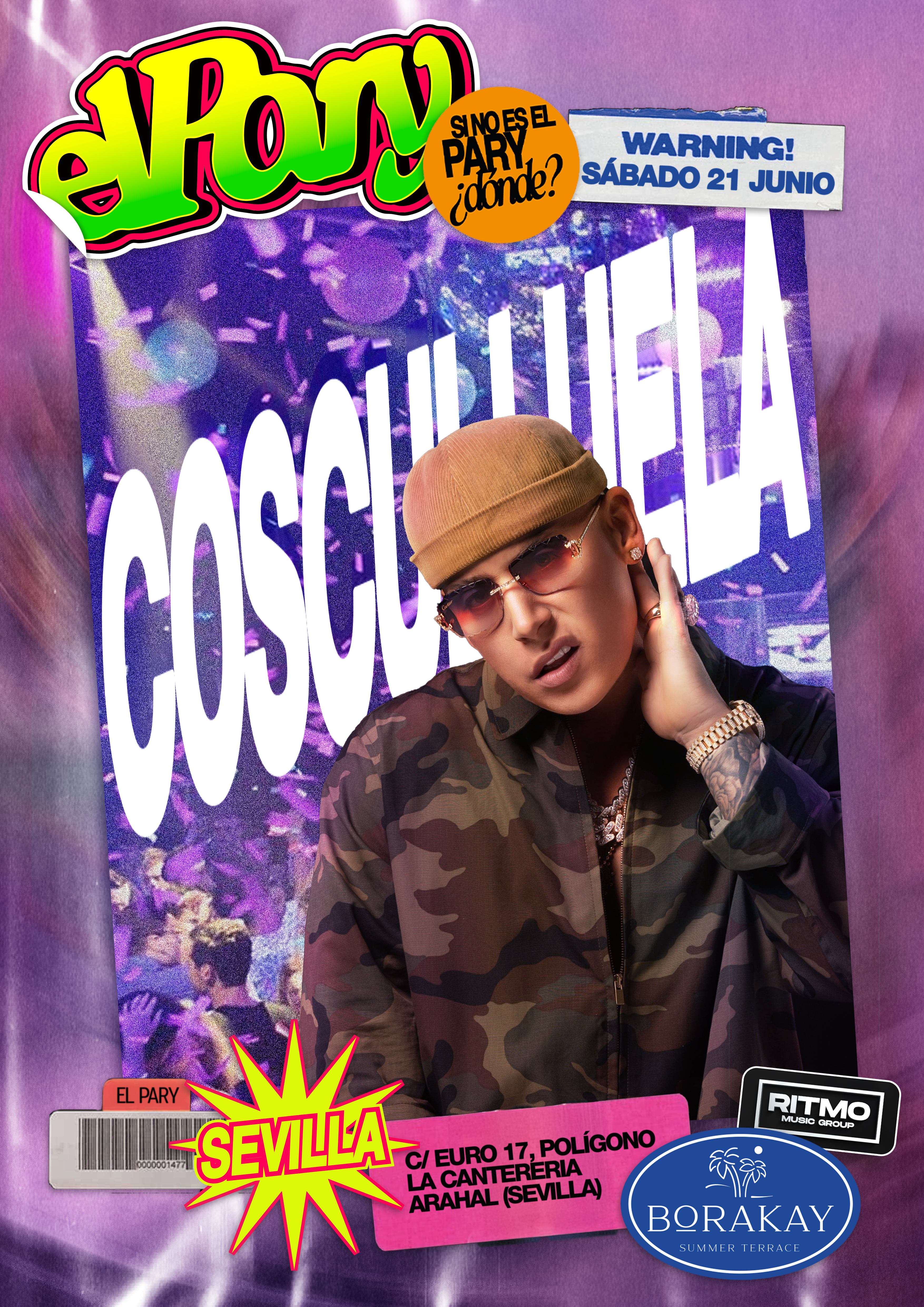 El pary en Sevilla, invitado especial Cosculluela