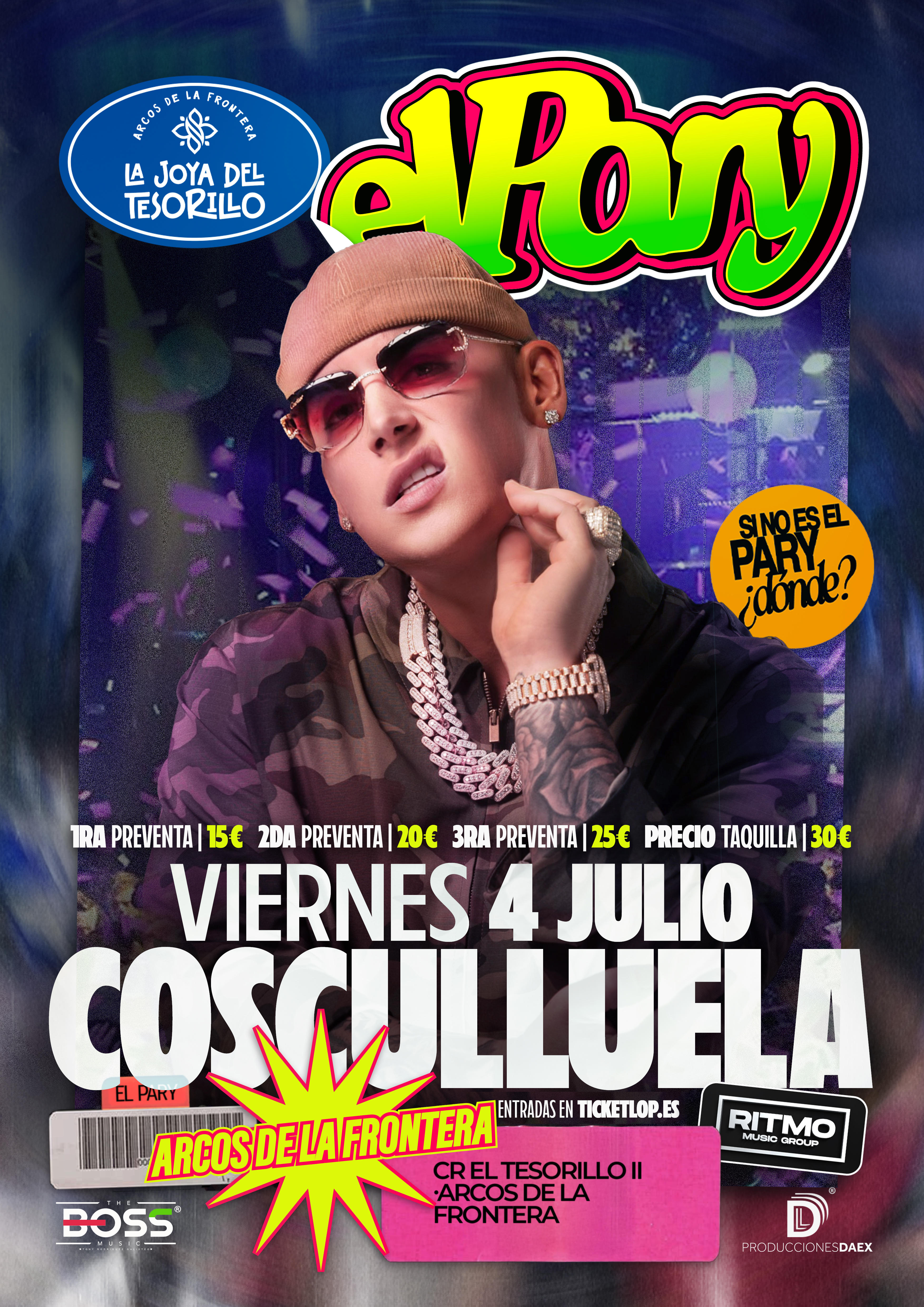 El pary en Arcos de la Frontera , invitado especial Cosculluela